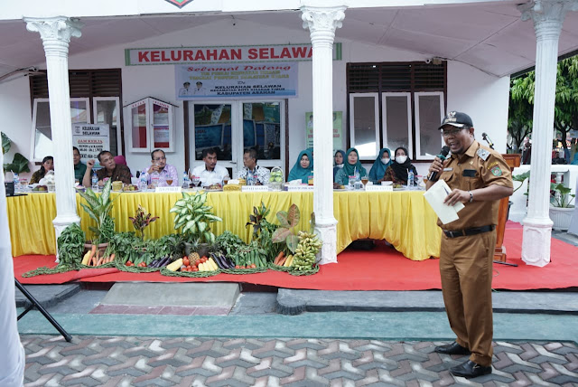 Lakukan Penilaian, Tim Penilai Kelurahan Terbaik Tingkat Provsu Kunjungi Kelurahan Selawan