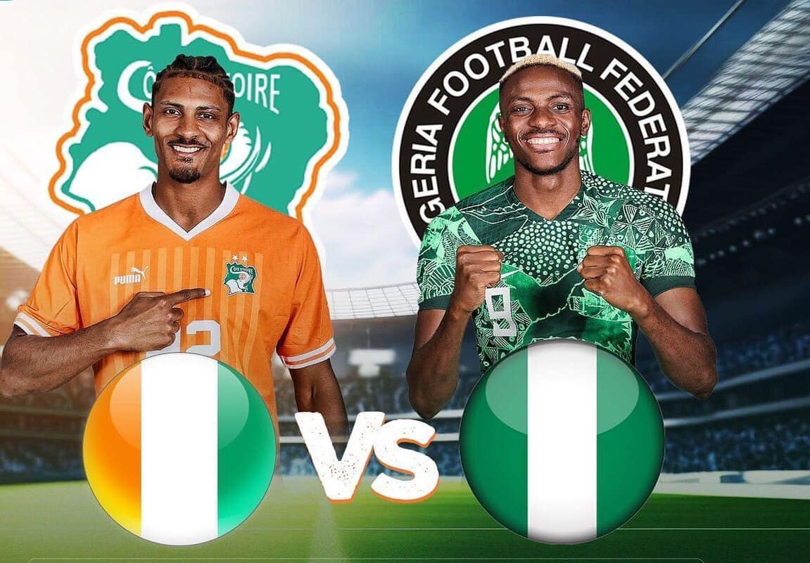 Live stream of the match between Côte d'Ivoire and Nigeria in the CAF of Nations in high quality