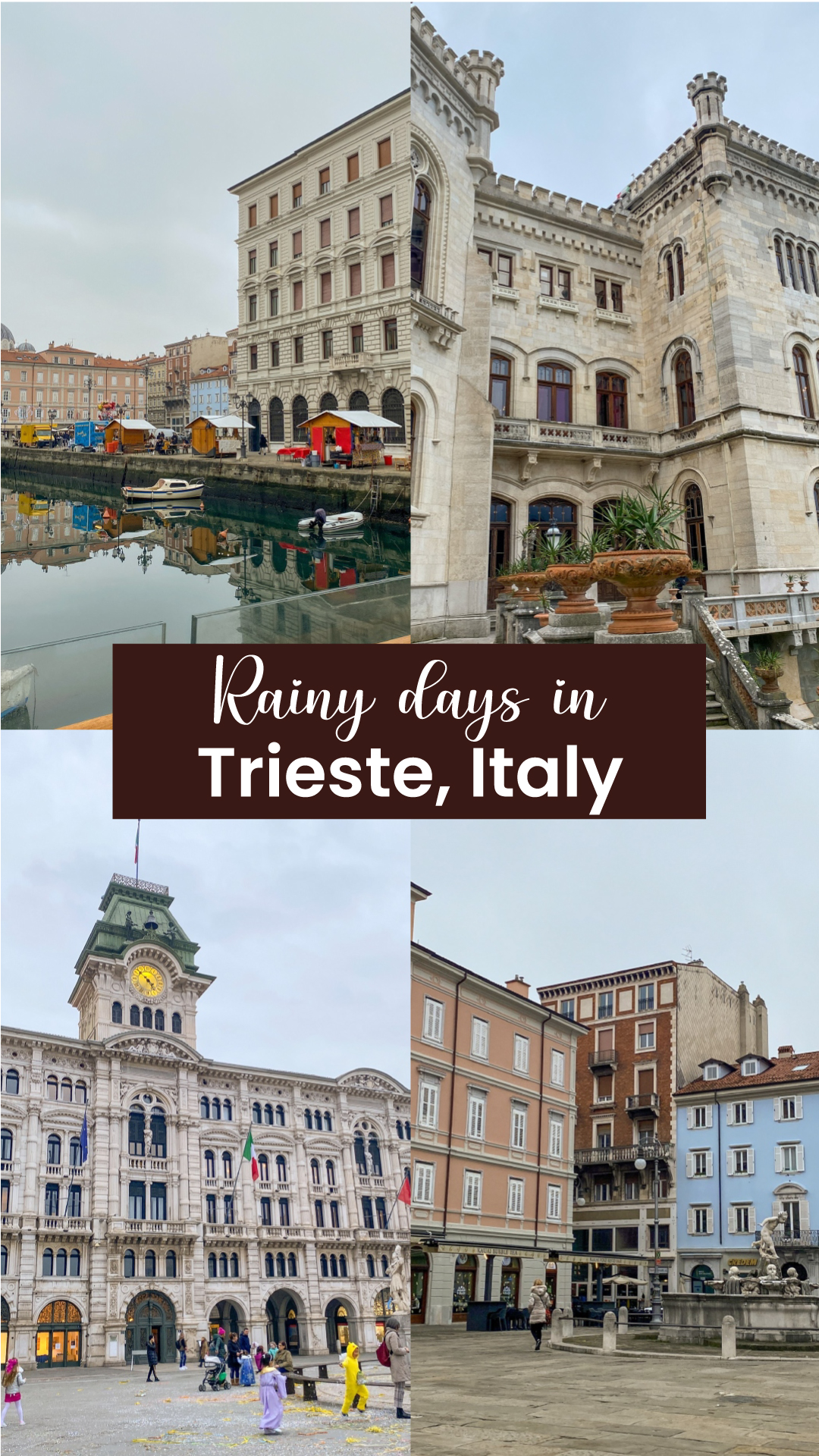 Postcards from Rainy Trieste, Italy