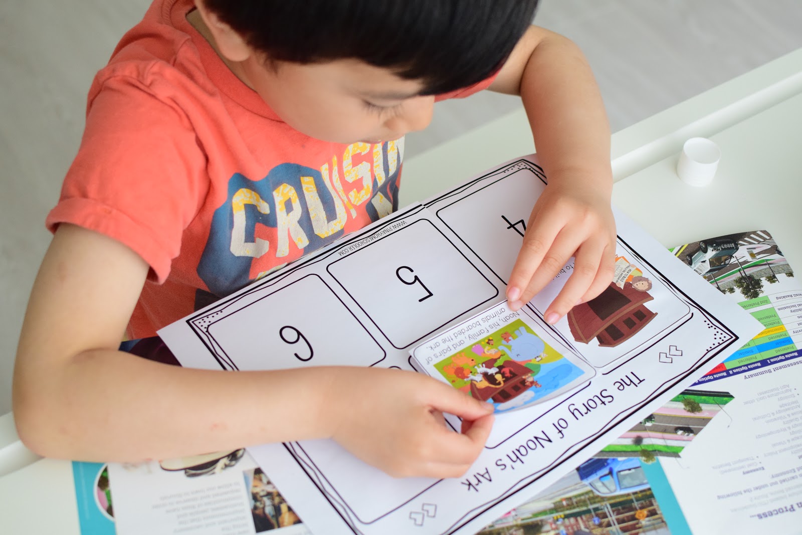 Bible Stories Sequencing Activity Cards