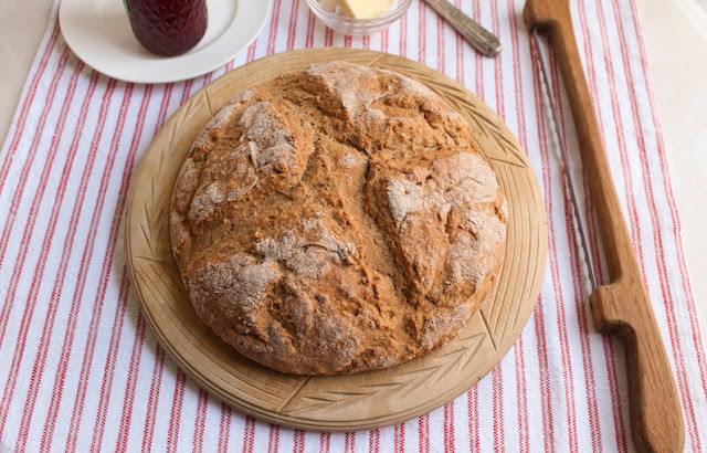 Food Lust People Love: Wholemeal soda bread is simple to make, quick to bake and toasts up like a dream. It’s perfect for sandwiches or just smeared with butter and jam.