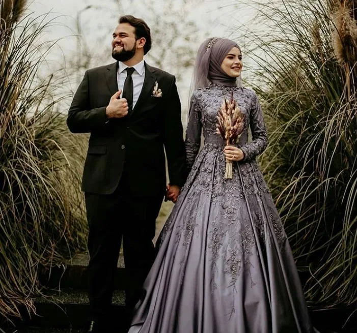 100 Model Gamis Pesta Brokat Mewah Modern Terbaru 2019 - Model baju gamis pesta mewah