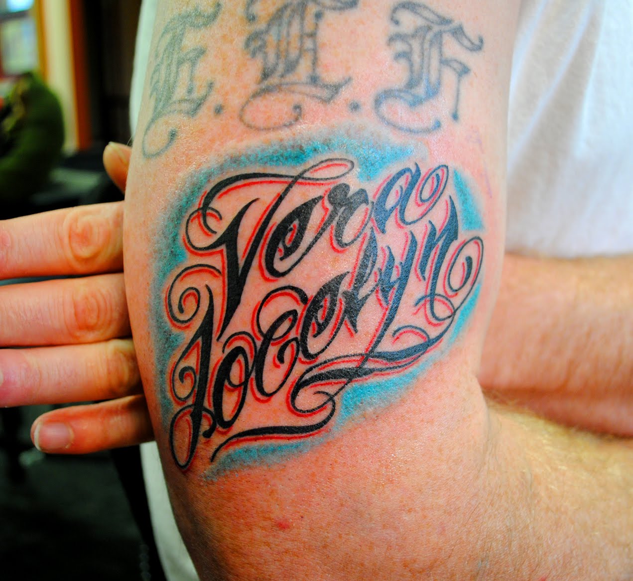 olde english and interval gangster tattoo lettering fonts Font