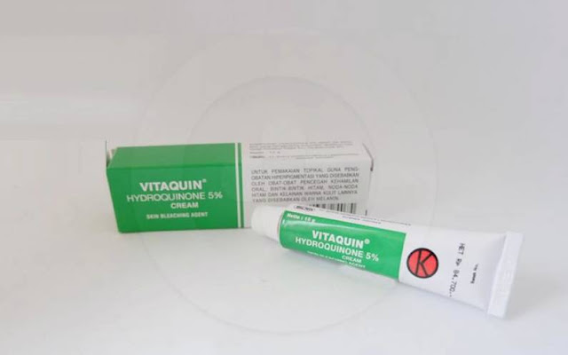 Krim Pemutih Wajah yang Aman di Apotik - Vitaquin Hydroquinone 5%