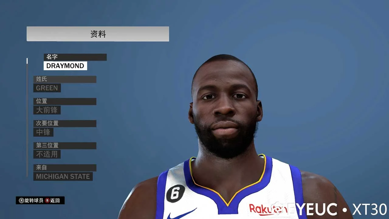 NBA 2K23 Draymon Green Cyberface