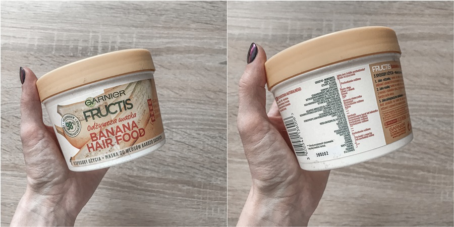 Garnier fructis banana hairfood odżywcza maska do włosów