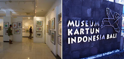 museum kartun - tempat wisata dekat seminyak pool villas