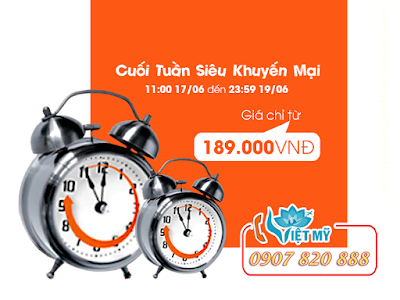 Cuối tuần siêu khuyến mại của Jetstar ngày 17-06-2016