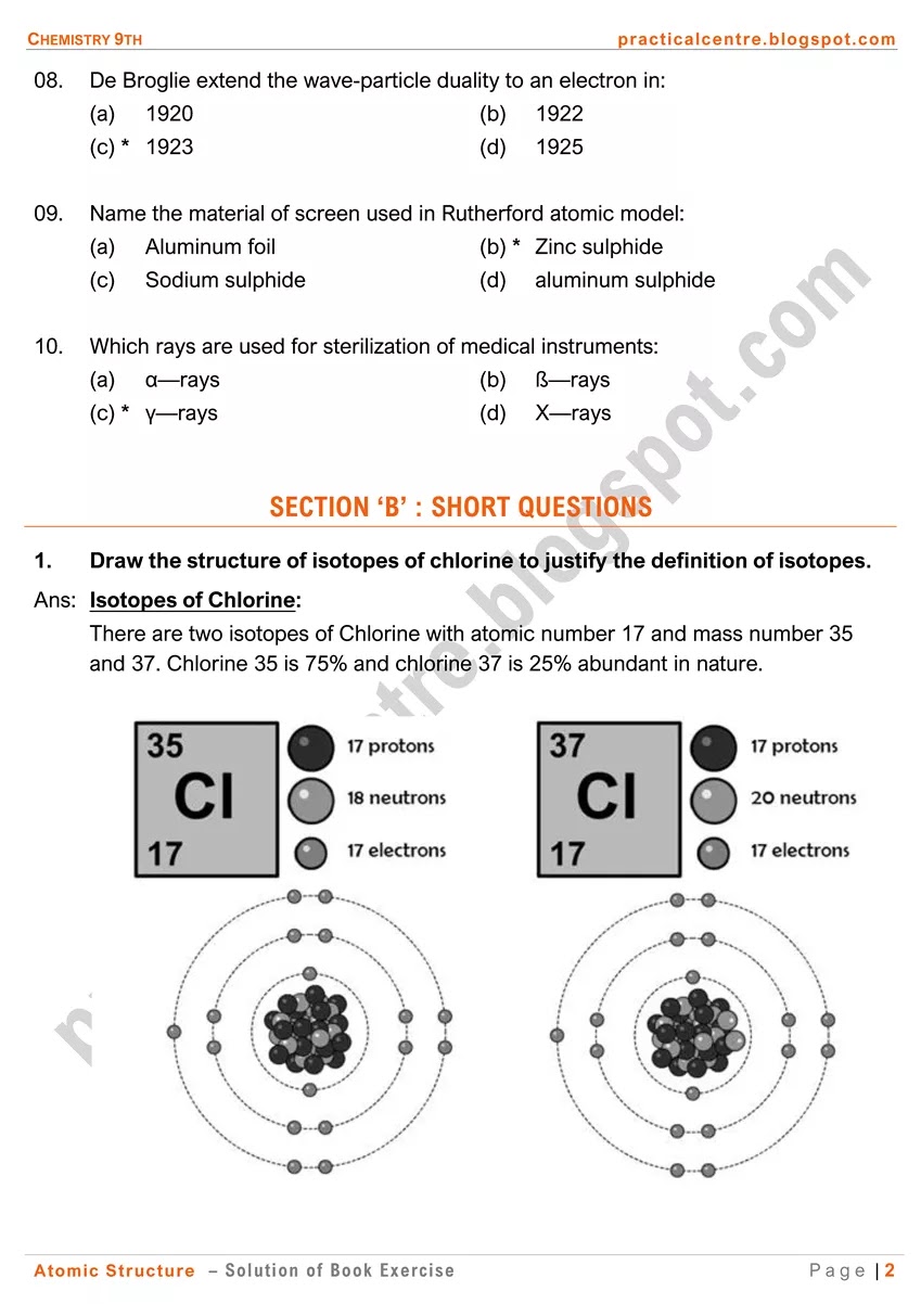 atomic-structure-solution-of-text-book-exercise-2