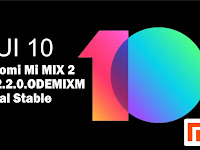 Download ROM Xiaomi Mi MIX 2 MIUI V10.2.2.0.ODEMIXM Global Stable