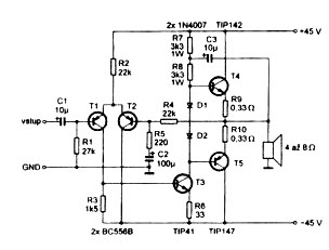 Perbedaan Sistem Power Amplifier OTL OCL dan BTL Pasang 