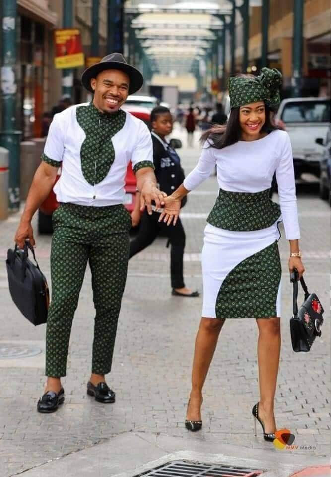 Shweshwe Dresses Traditional Attire For Couples 2022