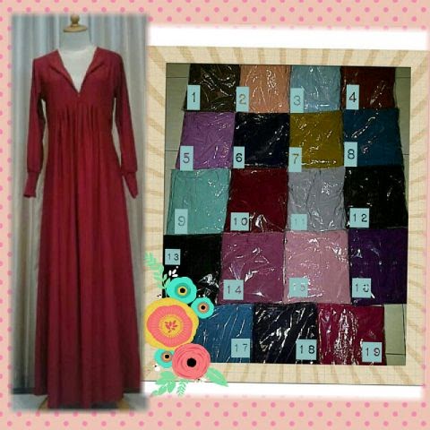 RUMAH HIJAB SAVANA: Gamis BABYDOLL ZIPPER REMPEL DEPAN 