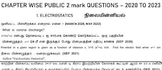 12th Physics - 2,3,5 Mark Study Materials 