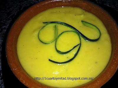 PURÉ DE CALABACÍN Y BACALAO