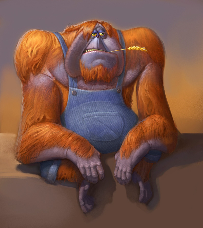 Sam s Tasty Art  Orangutan 