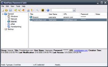 KeePass Password Safe Portable 1.18