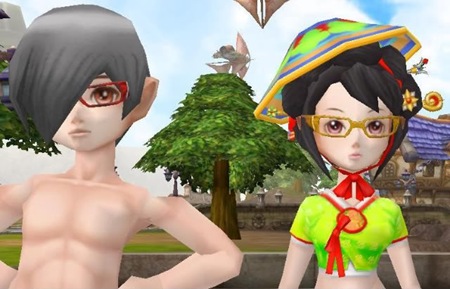flyff red and yellow glasses