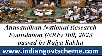 anusandhan_national_research_foundation_nrf_bill_2023_passed_by_rajya_sabha