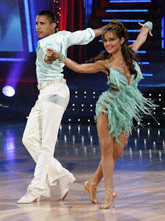 Barack Obama and Sarah Palin dancing together With The Stars