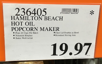 Deal for the Hamilton Beach Hot Oil Popcorn Maker 73302E at Costco