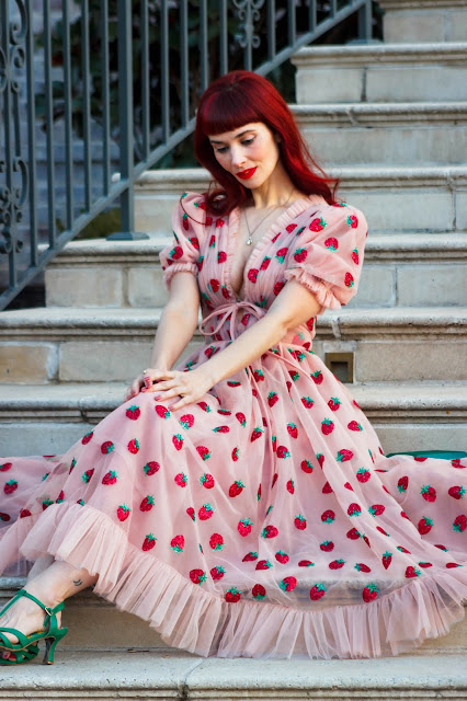 Lirika Matoshi Strawberry Dress Review Blogger