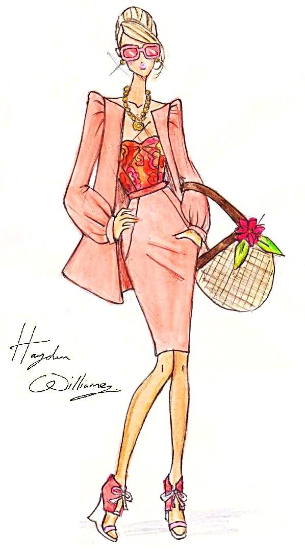 Hayden Williams For Barbie BFMC Illustration style inspired by Barbie 