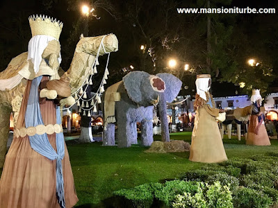 Artisan Nativity in Pátzcuaro at Vasco de Quiroga Square