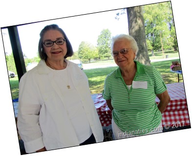 Janet Weber Jenkins and Carole Ditlinger Greer at 2017 Weber Kuhn Reunion. Great fun getting acquainted.