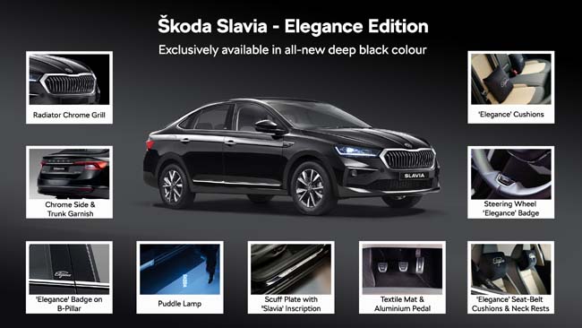Škoda Auto India launches Elegance Editions in all new Deep Black colour for the Kushaq and Slavia