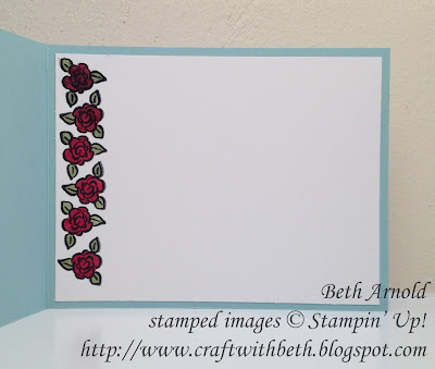 Craft with Beth: Heart Happiness Valentine's Day Card Teeny Tiny Wishes Stampin' Up Valentine Saint St