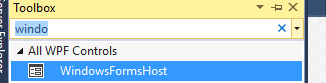 windowsformshost