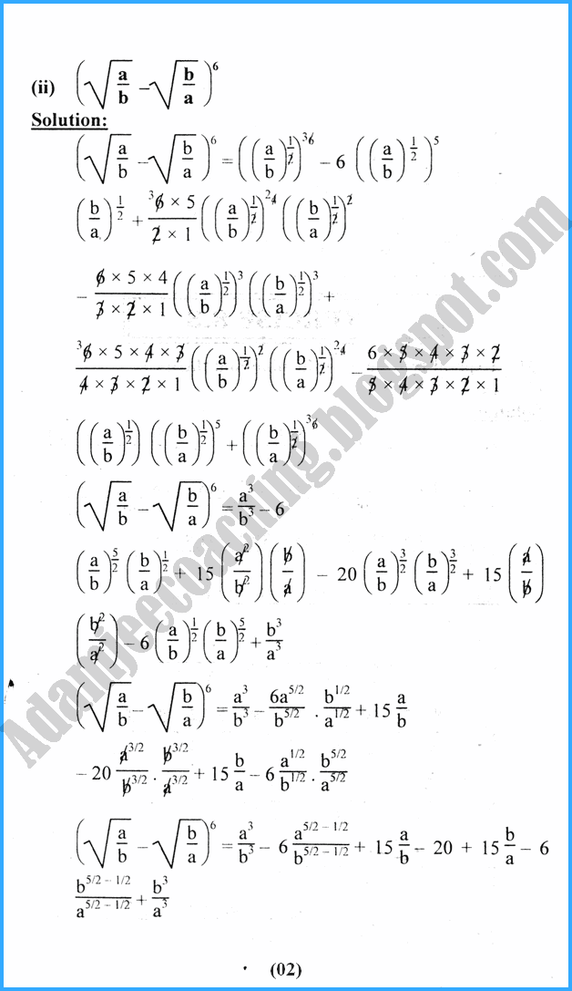 mathematical-induction-and-binomial-theorem-exercise-8-3-mathematics-11th