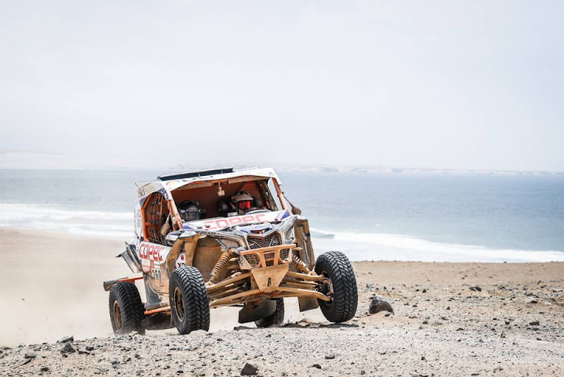 Dakar 2019: Francisco López se llevó el triunfo en la etapa 8 tomando el liderato de la general de la categoría SxS.