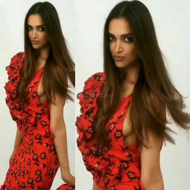 Deepika Padukone in Red Stunning Beauty  Exclusive Pics 001.jpeg