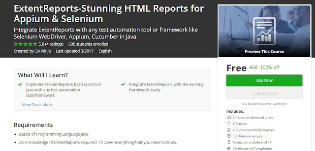ExtentReports-Stunning-HTML-Reports-for-Appium-Selenium