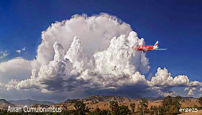 Awan, Cumulonimbus, Paling, Di, Takuti, Dunia, Penerbangan