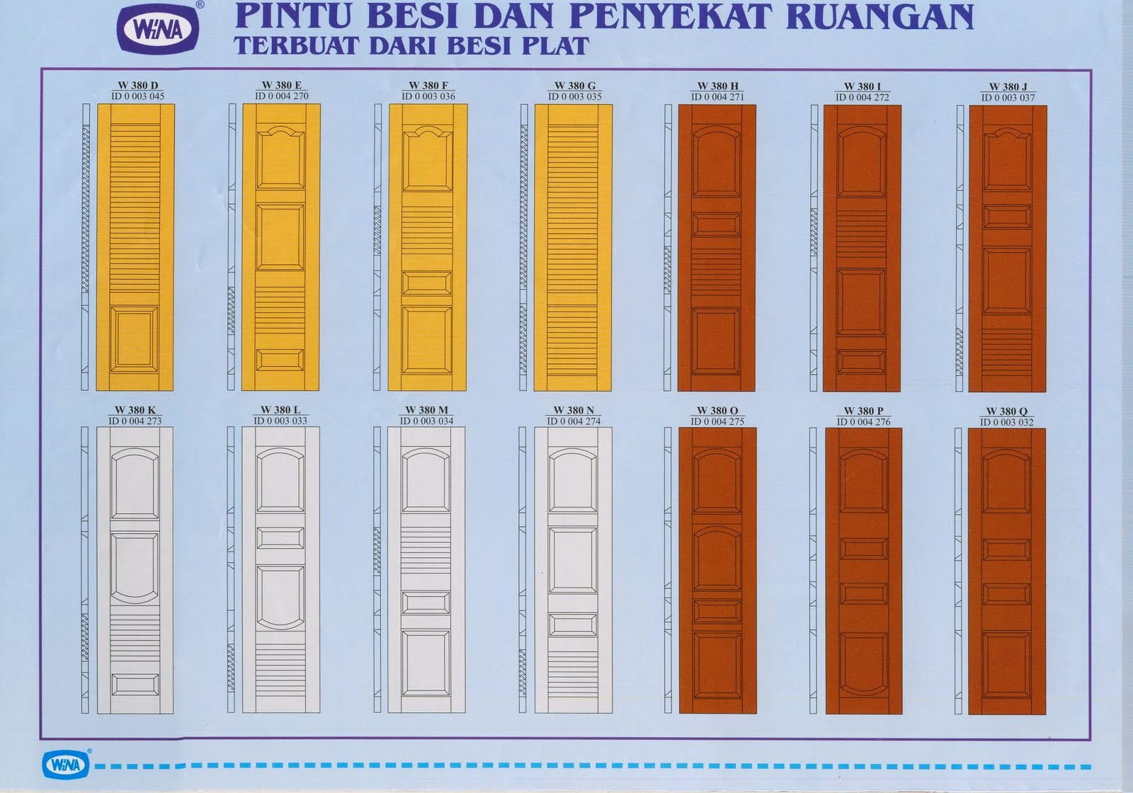  PINTU  BESI  TUNGGAL KUPU TARUNG SECURITY DOOR PUSAT 