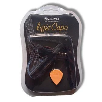 Capo Gitar Joyo Hitam Polos Bonus Pick Gitar