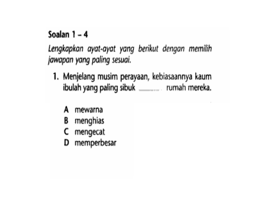 Bahasa Melayu Tingkatan 2: KATA KERJA