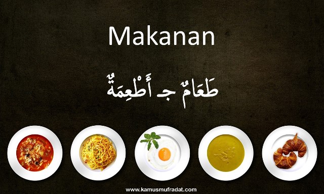 makanan dalam bahasa arab
