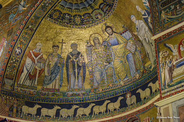 Santa Maria in Trastevere, mosaico ábside - Roma, por El Guisante Verde Project