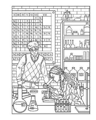 Amanda Lester and the Pink Sugar Conspiracy Coloring Book page 1