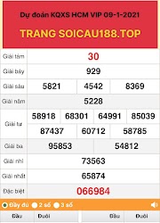 XS HCM VIP LOTO 09 - DÀN ĐỀ 6X CHUẨN HỒ CHÍ MINH - SOICAU188.TOP