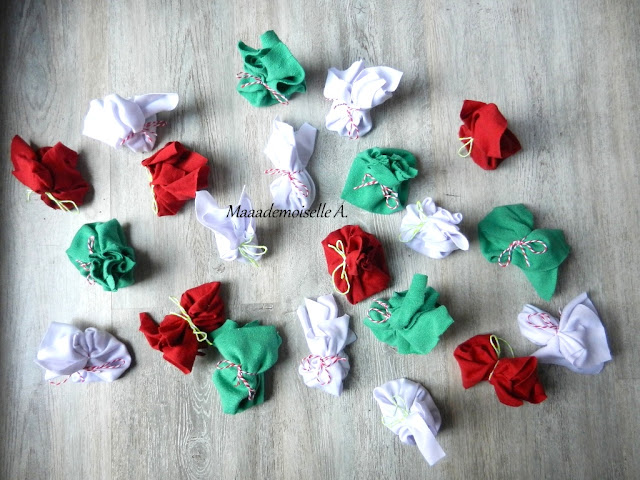 || DIY : Calendrier de l'Avent en pochons de tissu, sans couture, facile et rapide