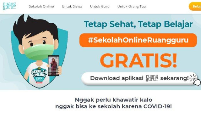 Terkait Virus Corona, Daftar LInk E-Learning Rekomendasi KEMENDIKBUD Untuk Sekolah Online