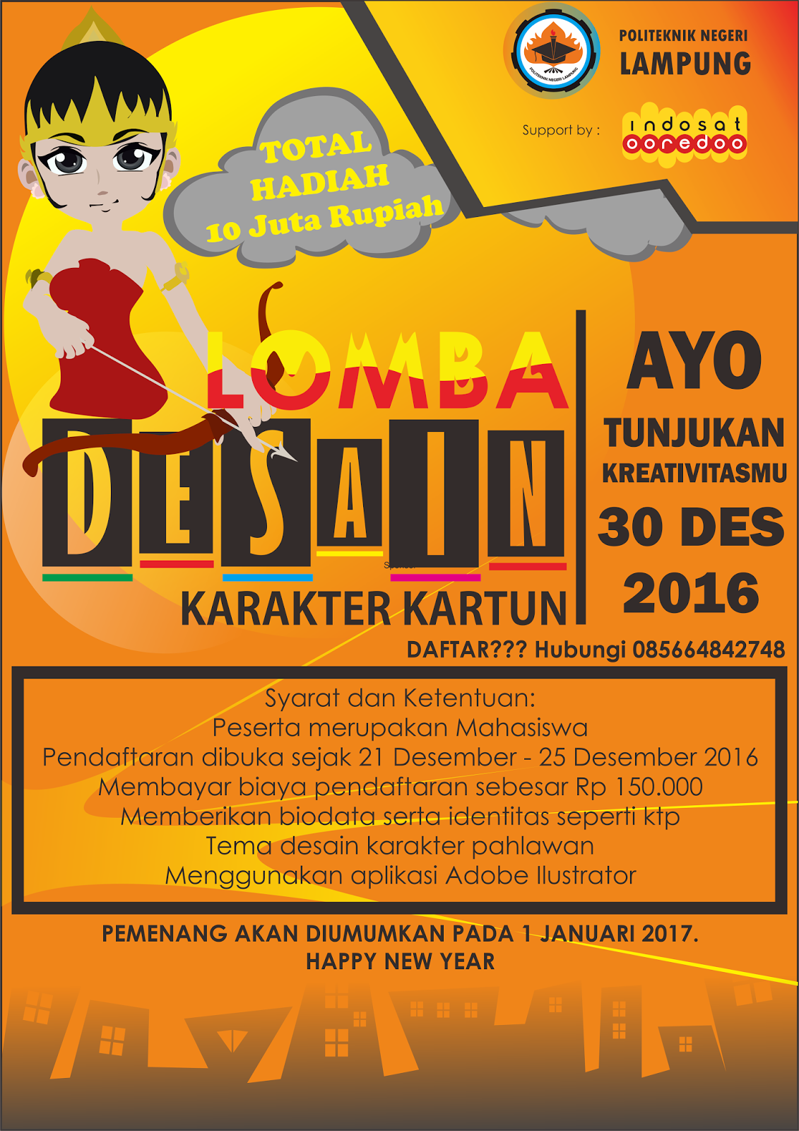  Membuat  Poster Menggunakan  CorelDRAW  KUAS