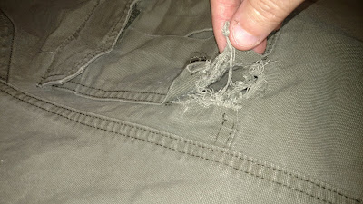 Hole in Shorts