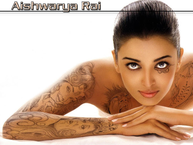 Sexy Tattoo Aishwarya Rai