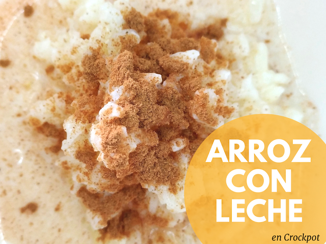 Arroz con Leche Crockpot Olla Cocción Lenta Postre Canela